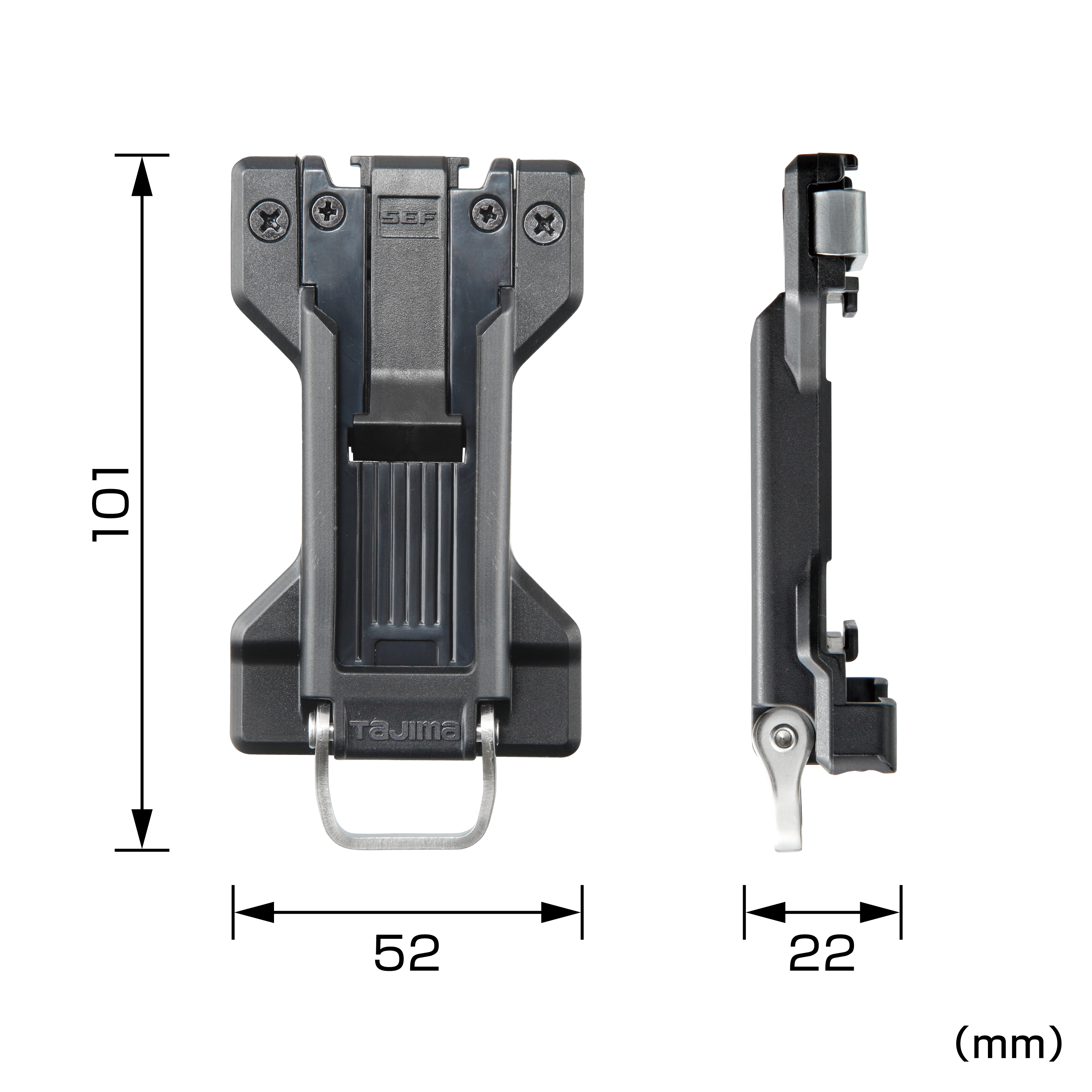 ＊中崙五金【附發票】TAJIMA田島 SF-FTHLD工具用安全扣 窄版(安全吊帶用)安全扣 捲尺扣 快扣