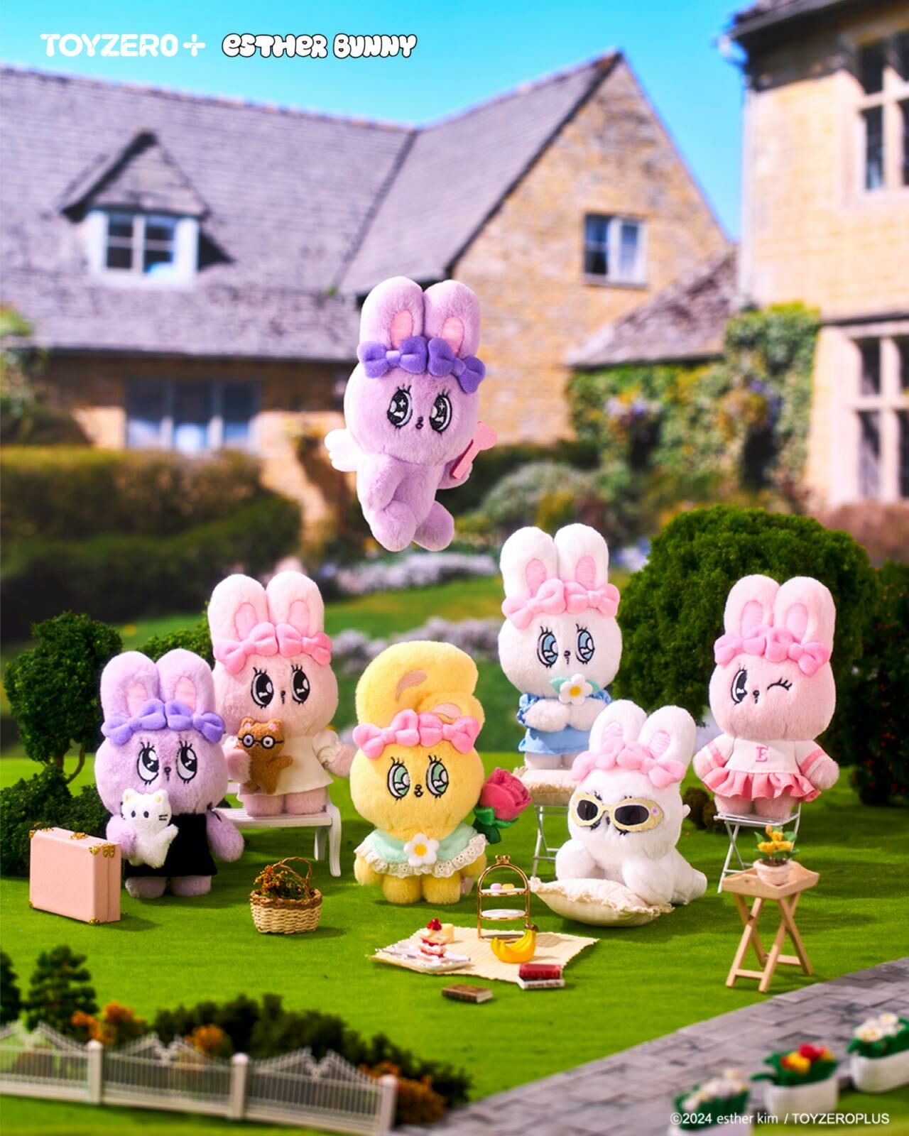 Esther Bunny艾絲樂小兔 甜蜜約會系列 - 毛絨掛件 (盲盒)