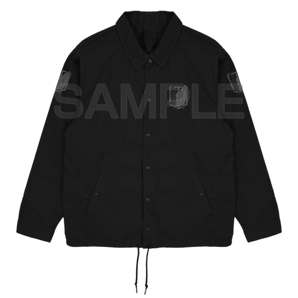Cospa 0217 調査兵団 T/Cコーチジャケット [進撃の巨人] BLACK