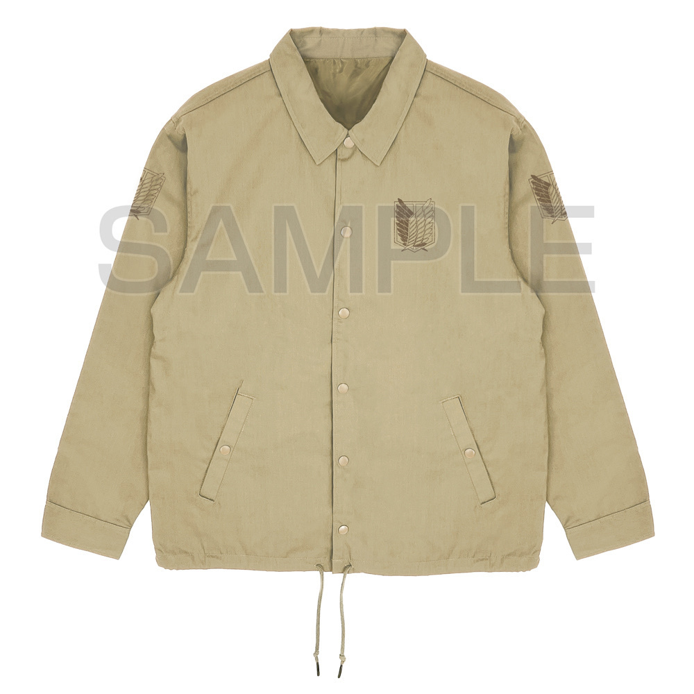 Cospa 0217 調査兵団 T/Cコーチジャケット [進撃の巨人] BEIGE
