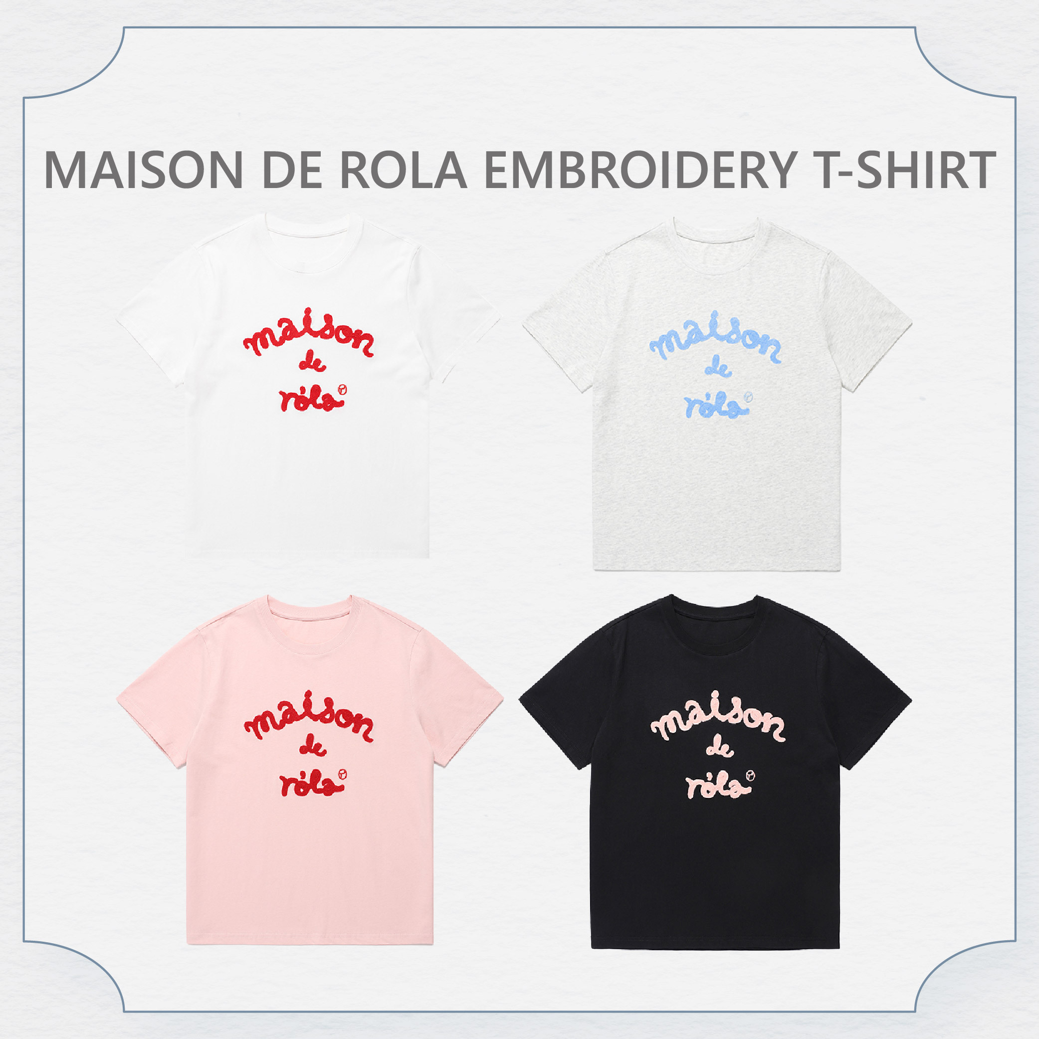 ROLAROLA經典英文短袖T(共4色)