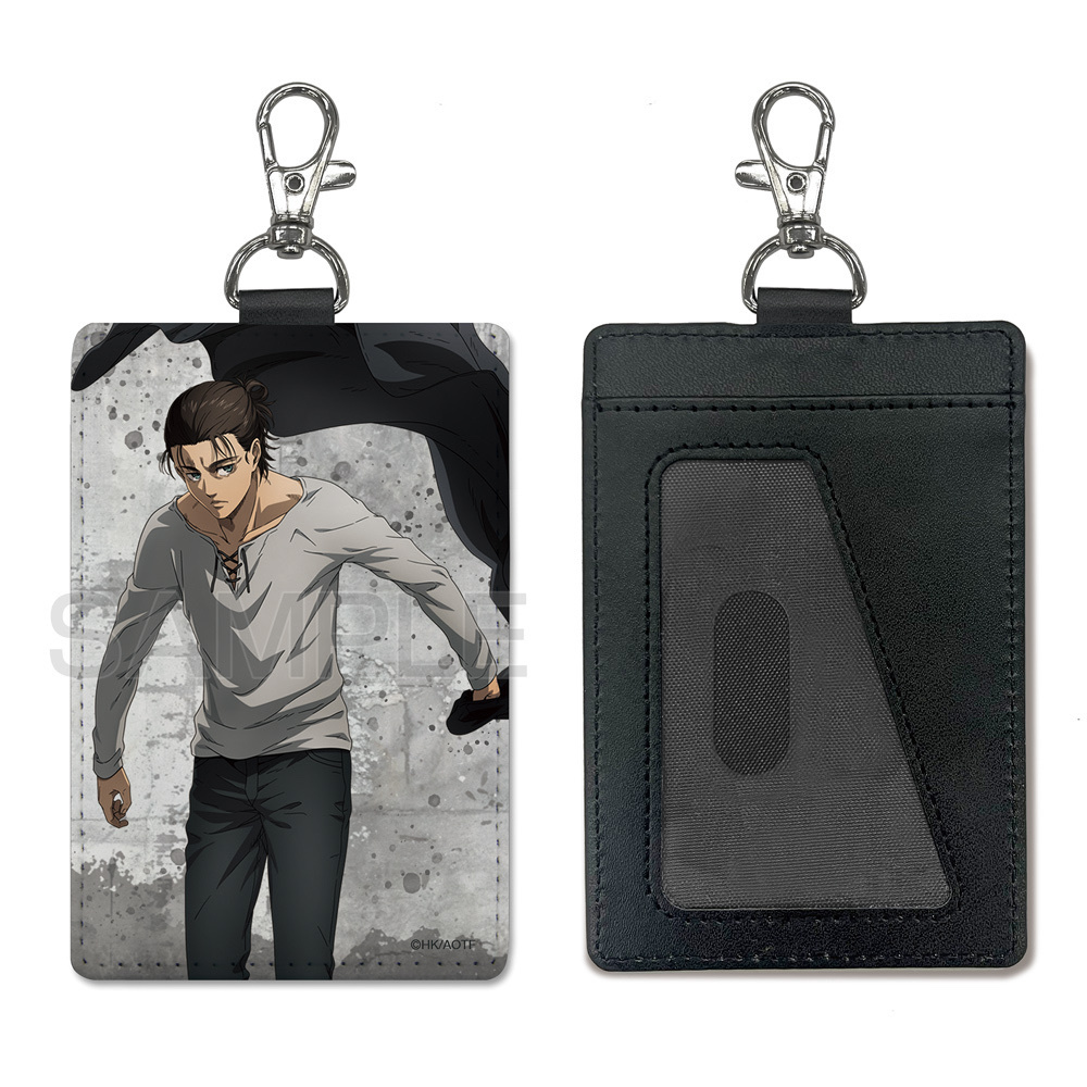 Cospa 0217 エレン パスケース（ナスカン付き） [進撃の巨人]