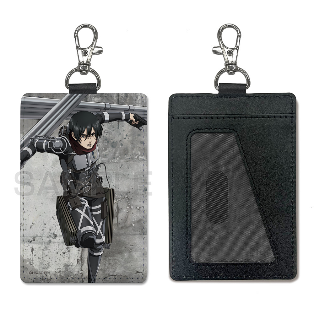 Cospa 0217 ミカサ パスケース（ナスカン付き） [進撃の巨人]