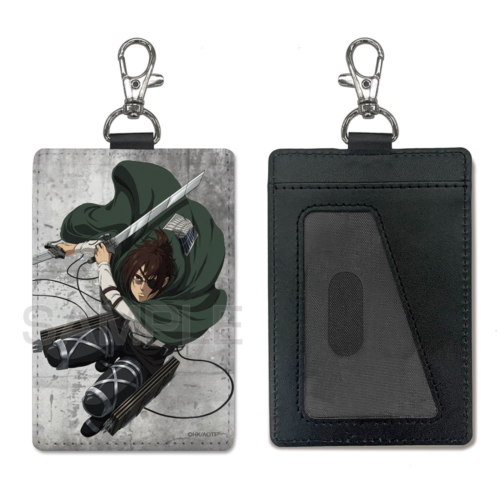 Cospa 0217 ハンジ パスケース（ナスカン付き） [進撃の巨人]