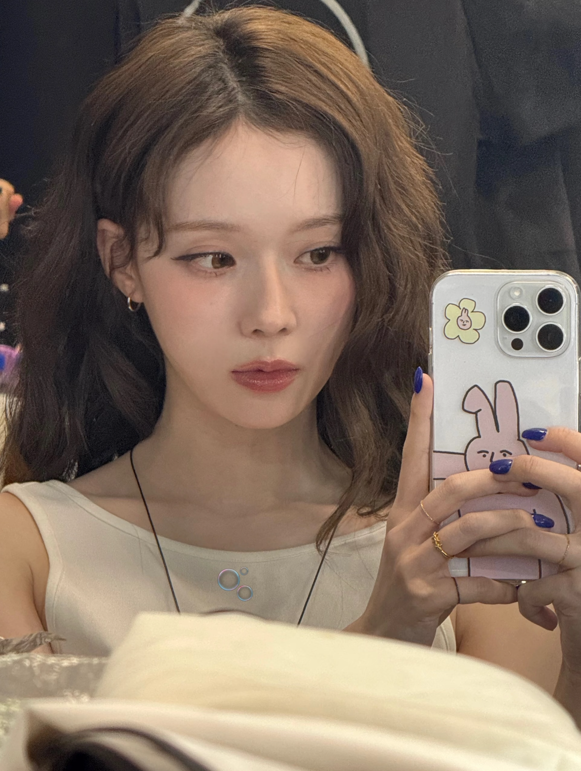 <快速出貨>aespa Winter同款手機殼⭐️情侶手機殼