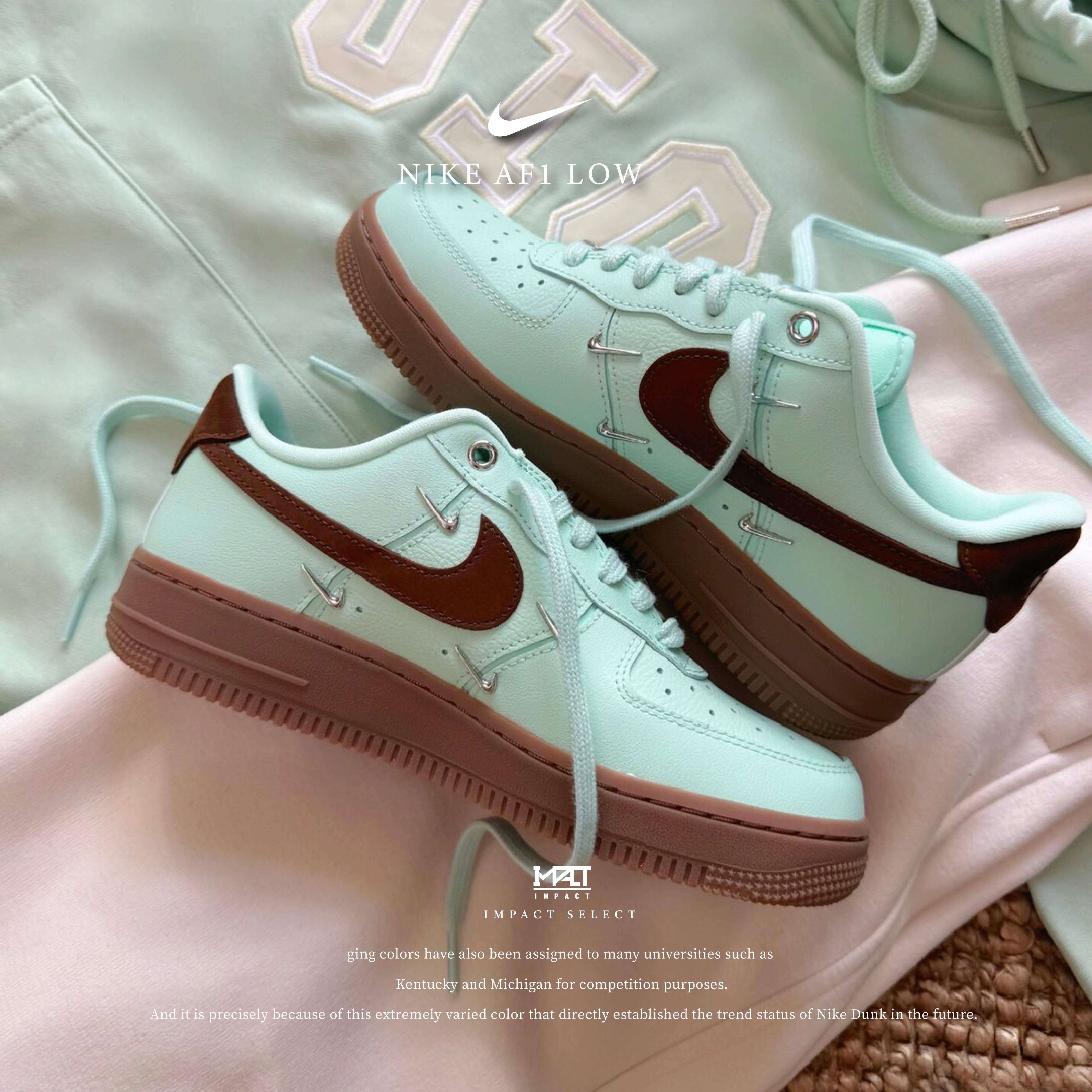 Nike Air Force 1 Low “Mint Foam” AF1 銀色四勾  薄荷巧克力 IB8894-329