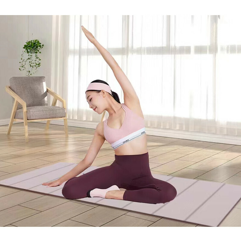 TP 折疊式瑜珈墊/粉 61x173cm