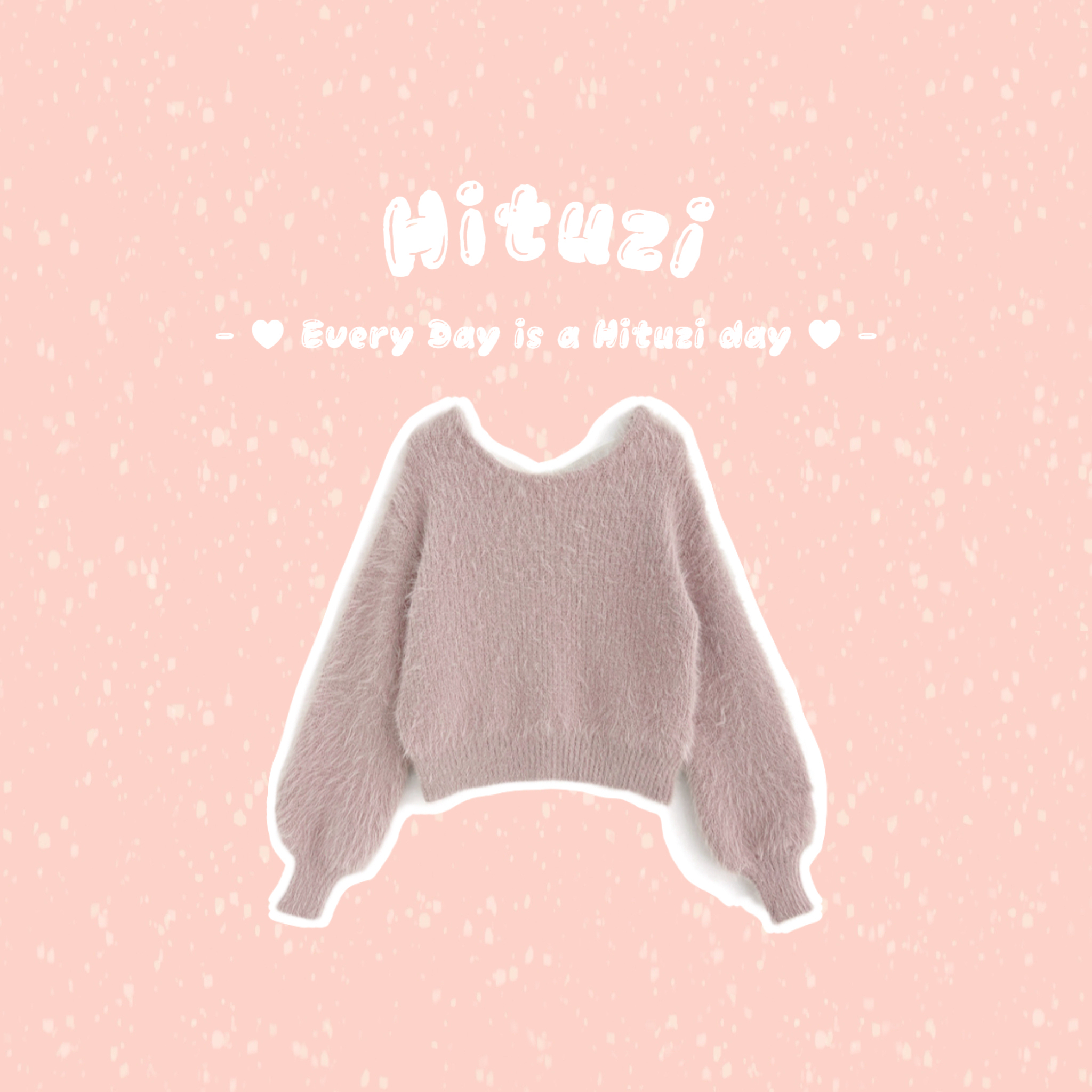 後蝴蝶結羽毛針織上衣