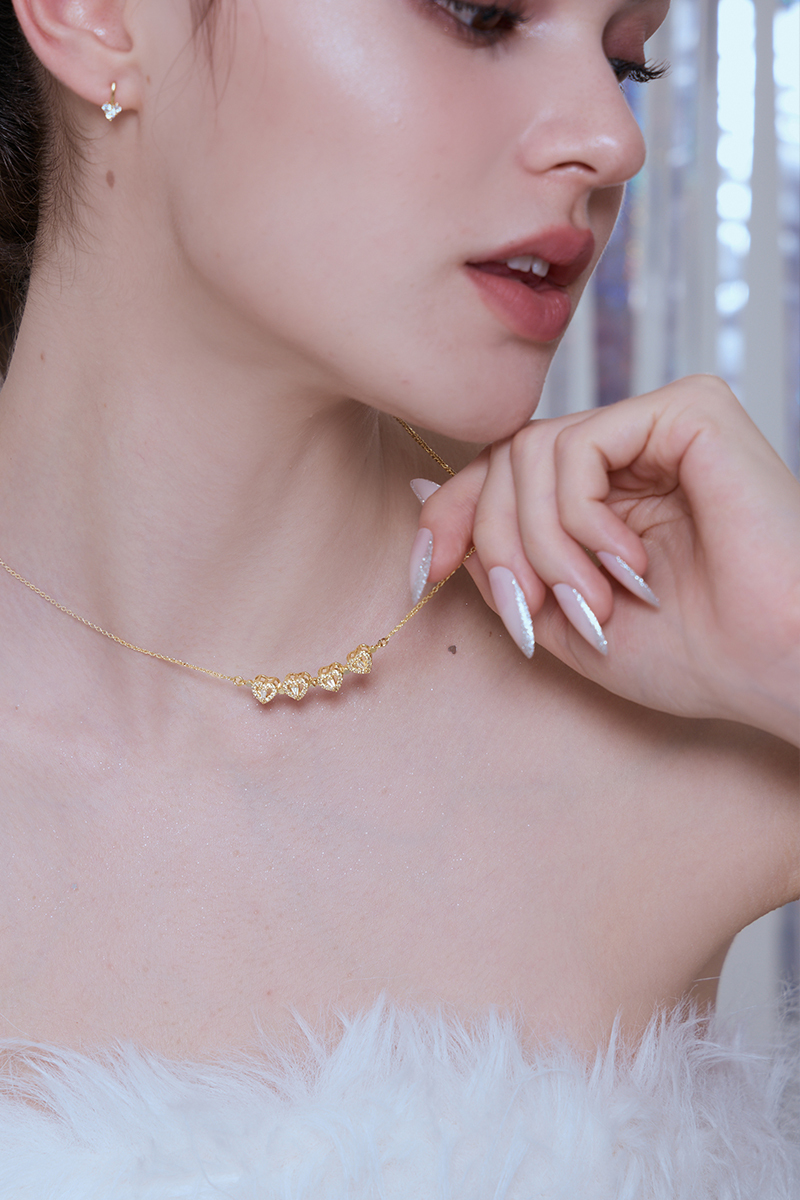 四葉草鋯石項鍊