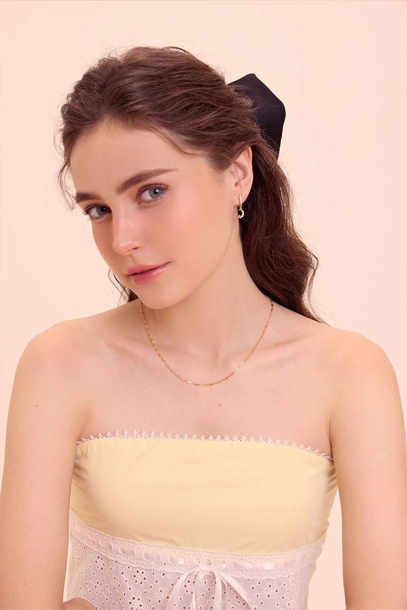 簡約閃耀光澤鎖骨細鍊