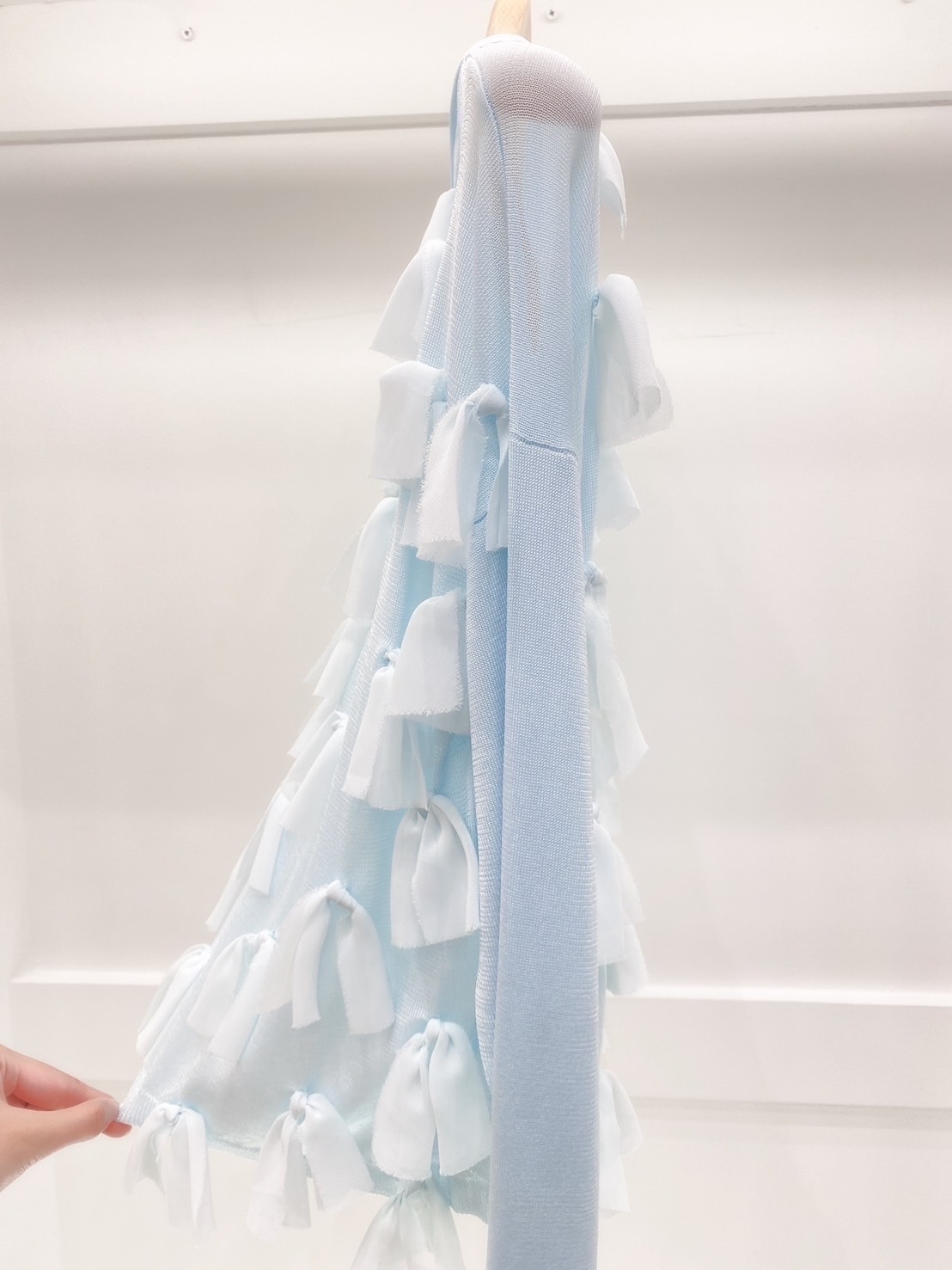 蝴蝶結針織上衣