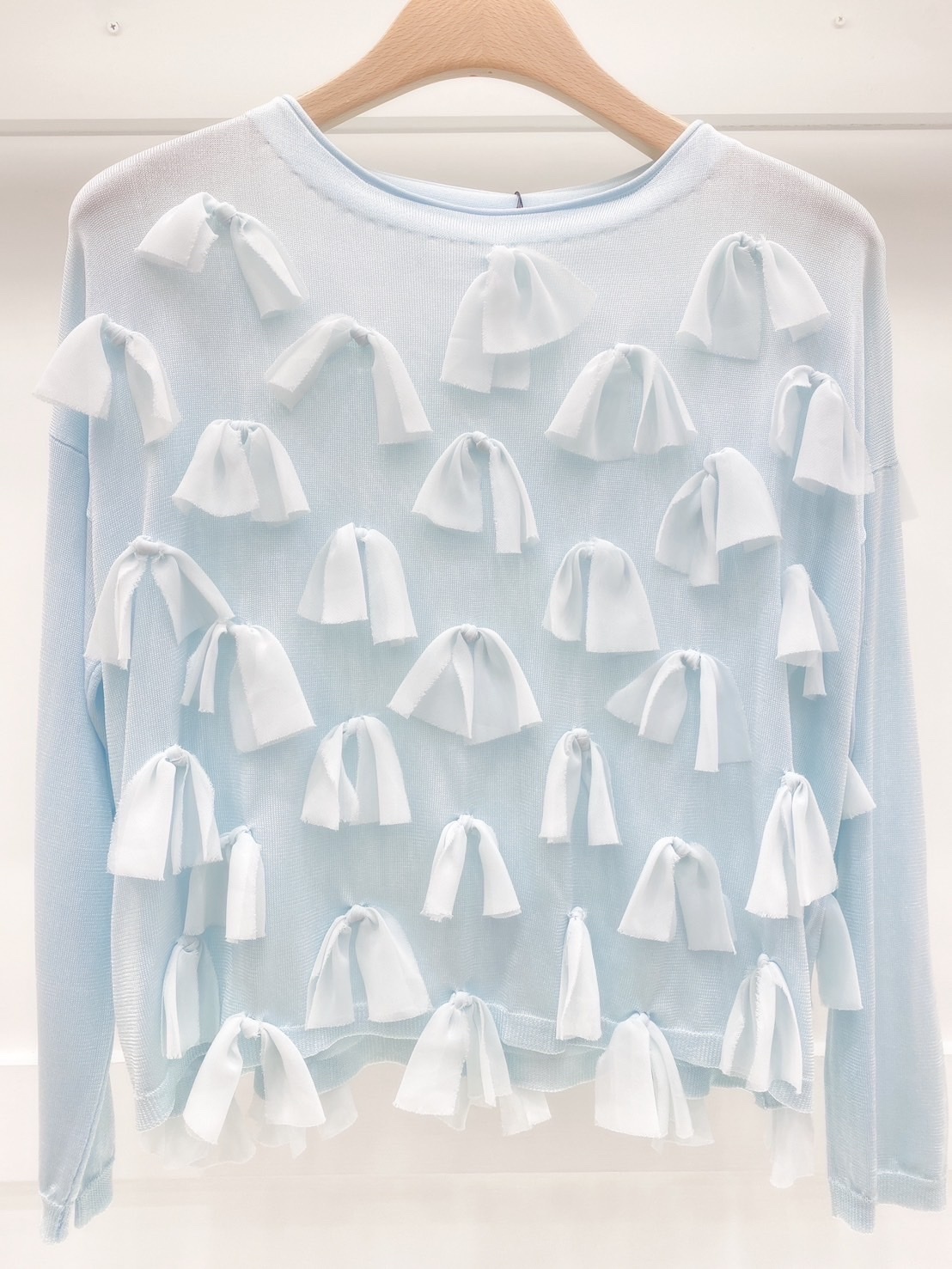 蝴蝶結針織上衣