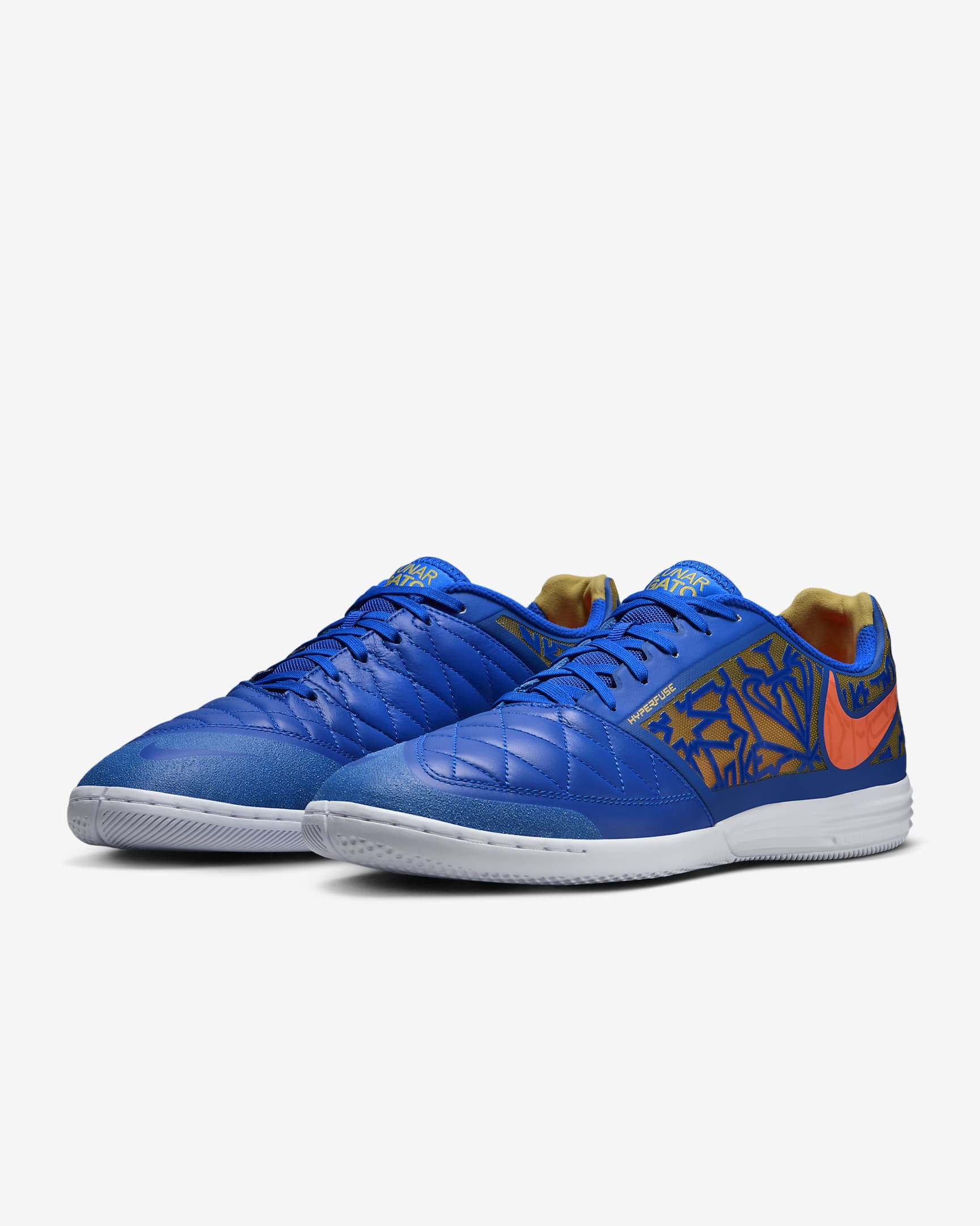 NIKE LUNAR GATO II IC  寶藍色  室內/街場足球鞋