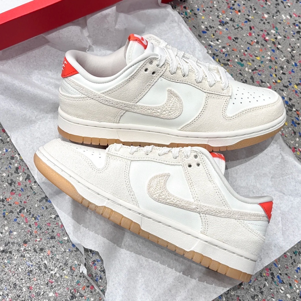 NIKE DUNK LOW “FRIENDSHIP KNOT" 編織 蕾絲 米白 HV5231-133