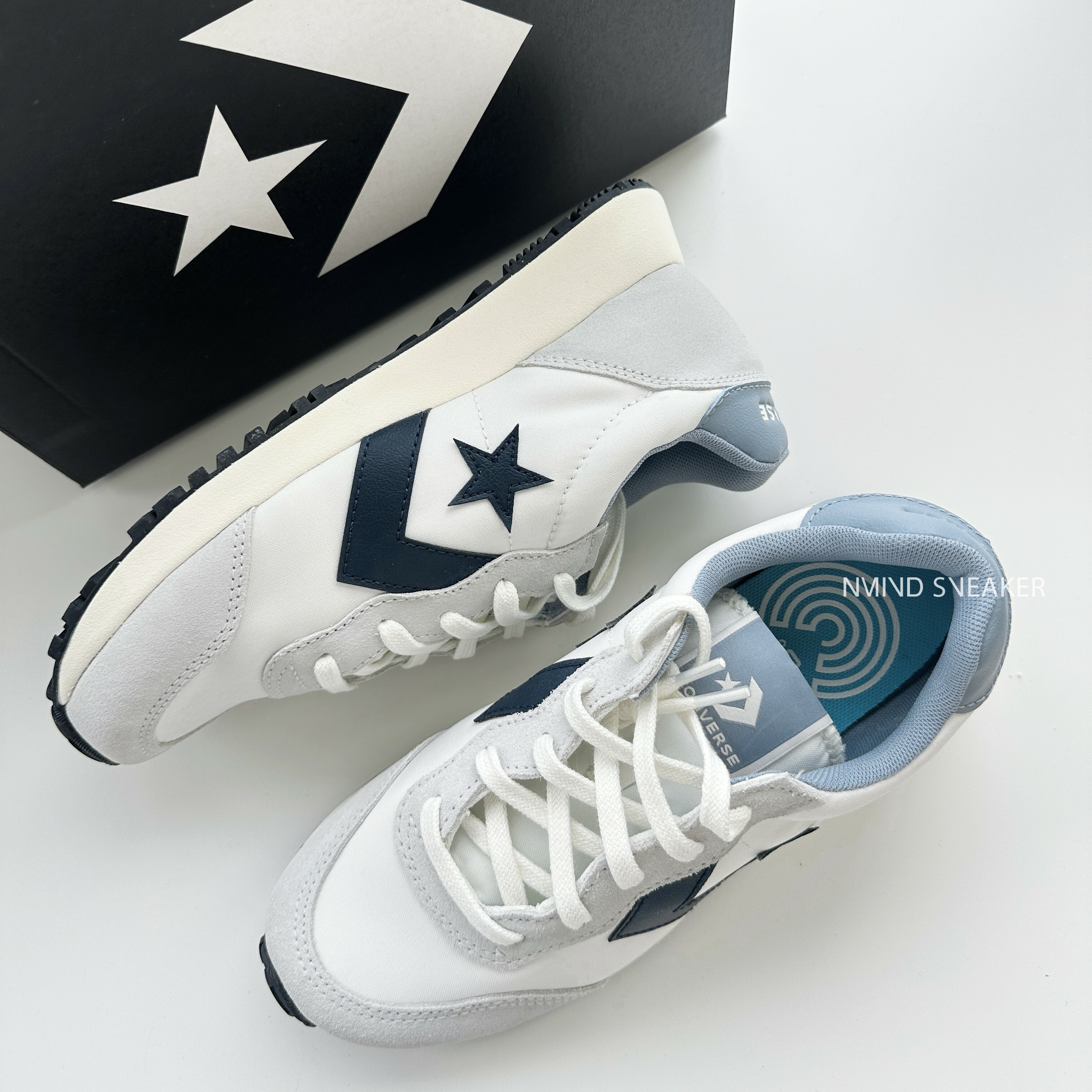 Converse Omega Trainer 灰藍麂皮💙