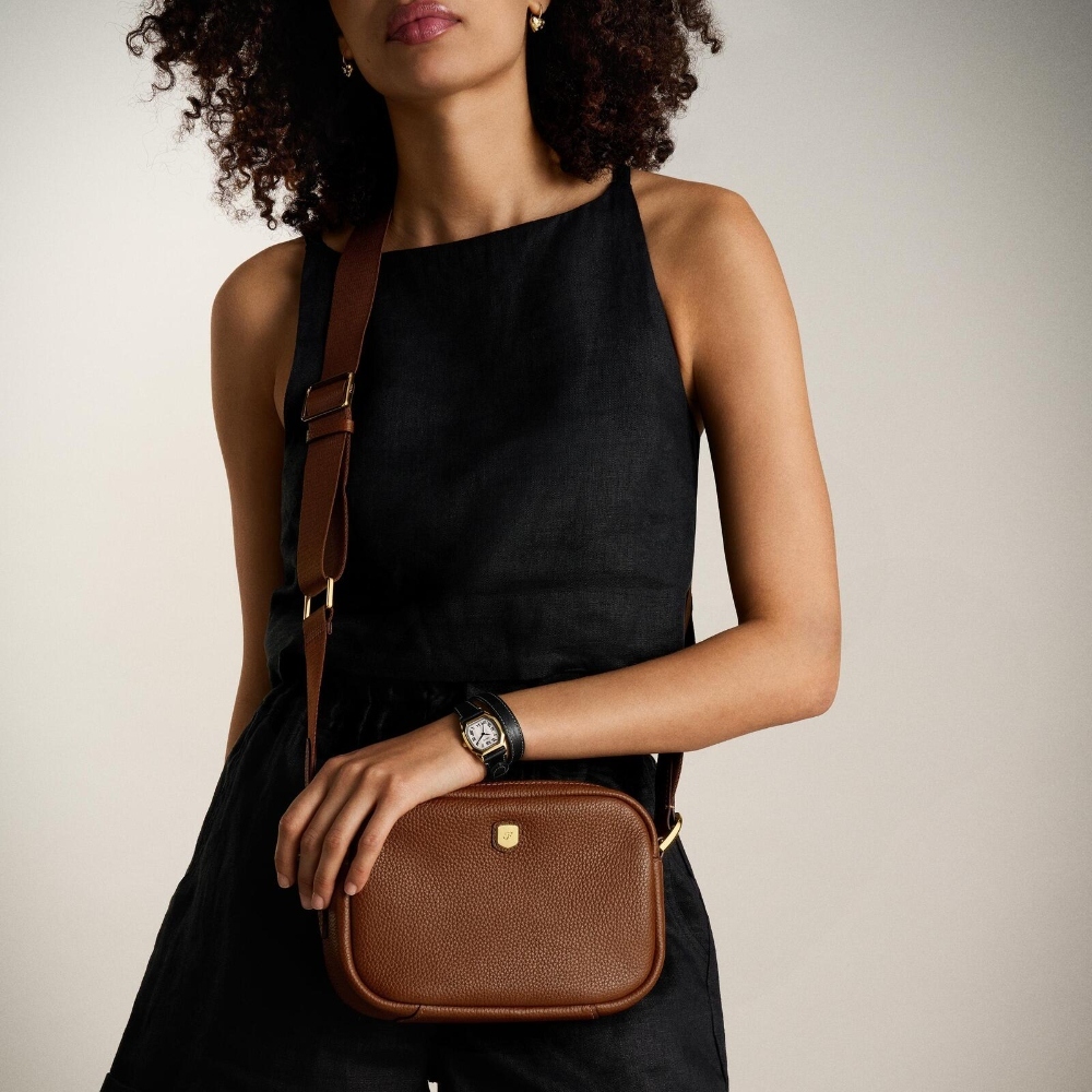 Danni 真皮斜背方包 (多色可選)