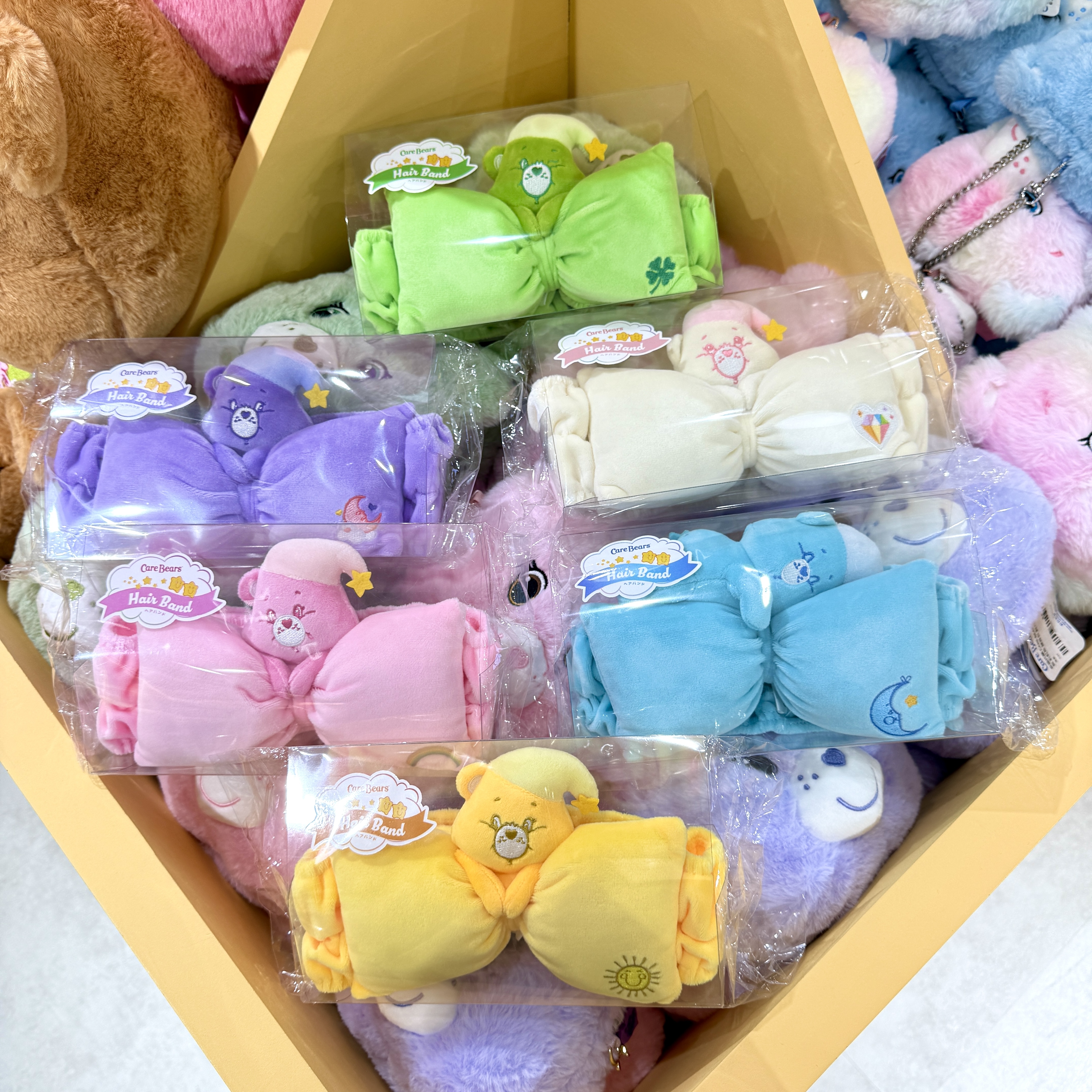 CARE BEARS 彩虹熊 蝴蝶結 造型 髮帶 日本 代購