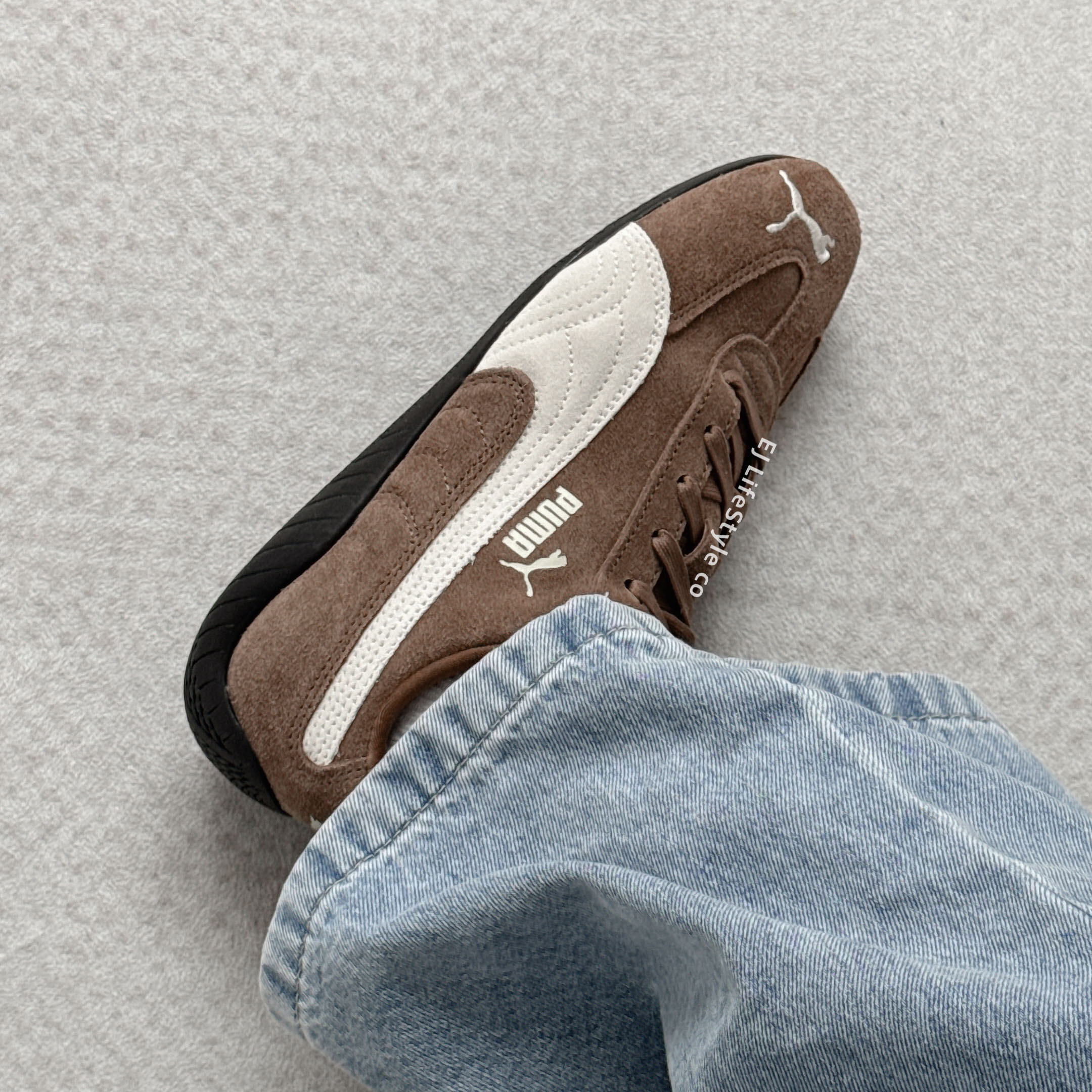 新款 PUMA SPEEDCAT OG 摩卡奶油 大地色 棕色 咖啡色 米白 賽車鞋 Rosé 朴彩英代言同款 男女鞋 398846-31 / 現貨