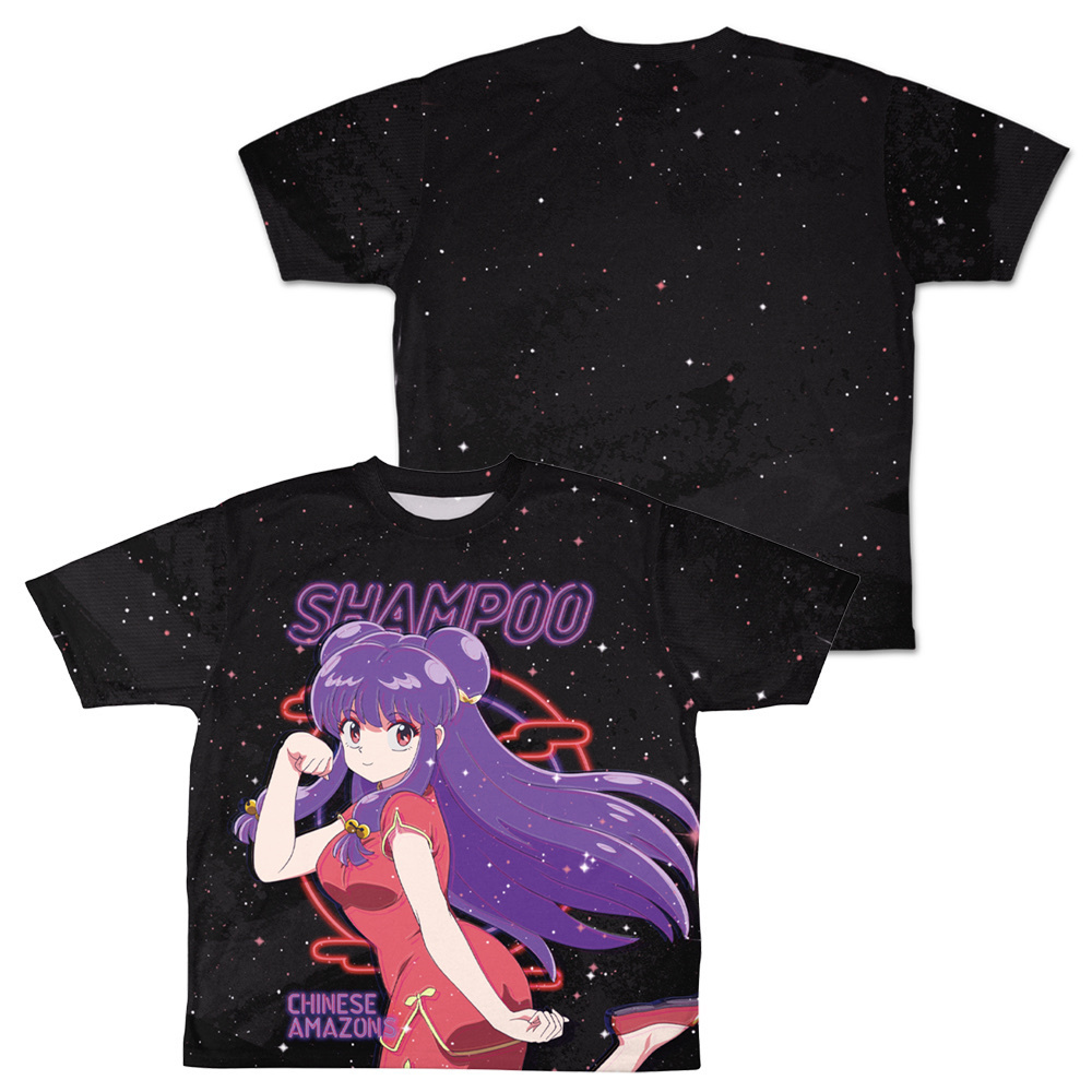 Cospa 0217 シャンプー 両面フルグラフィックTシャツ ネオンサインVer. [らんま１／２]