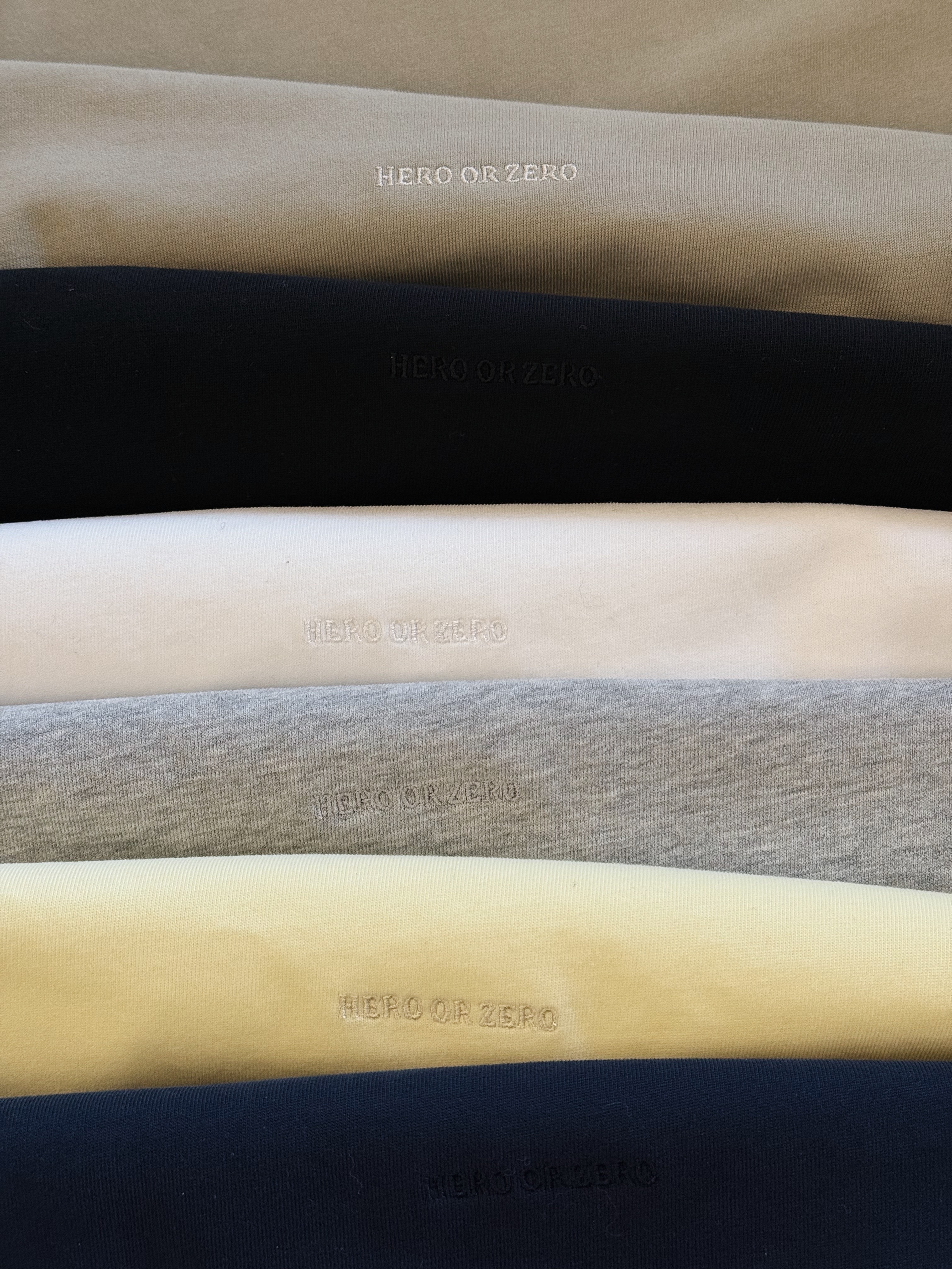 Unbent 25S/S basic base Tee HERO or ZERO