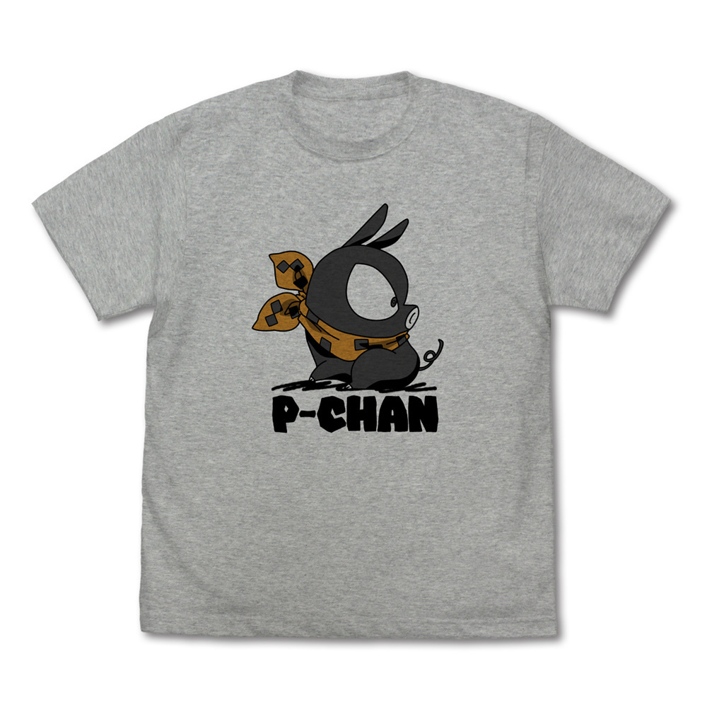Cospa 0217 ピッグのPちゃん Tシャツ [らんま１／２] MIX GRAY