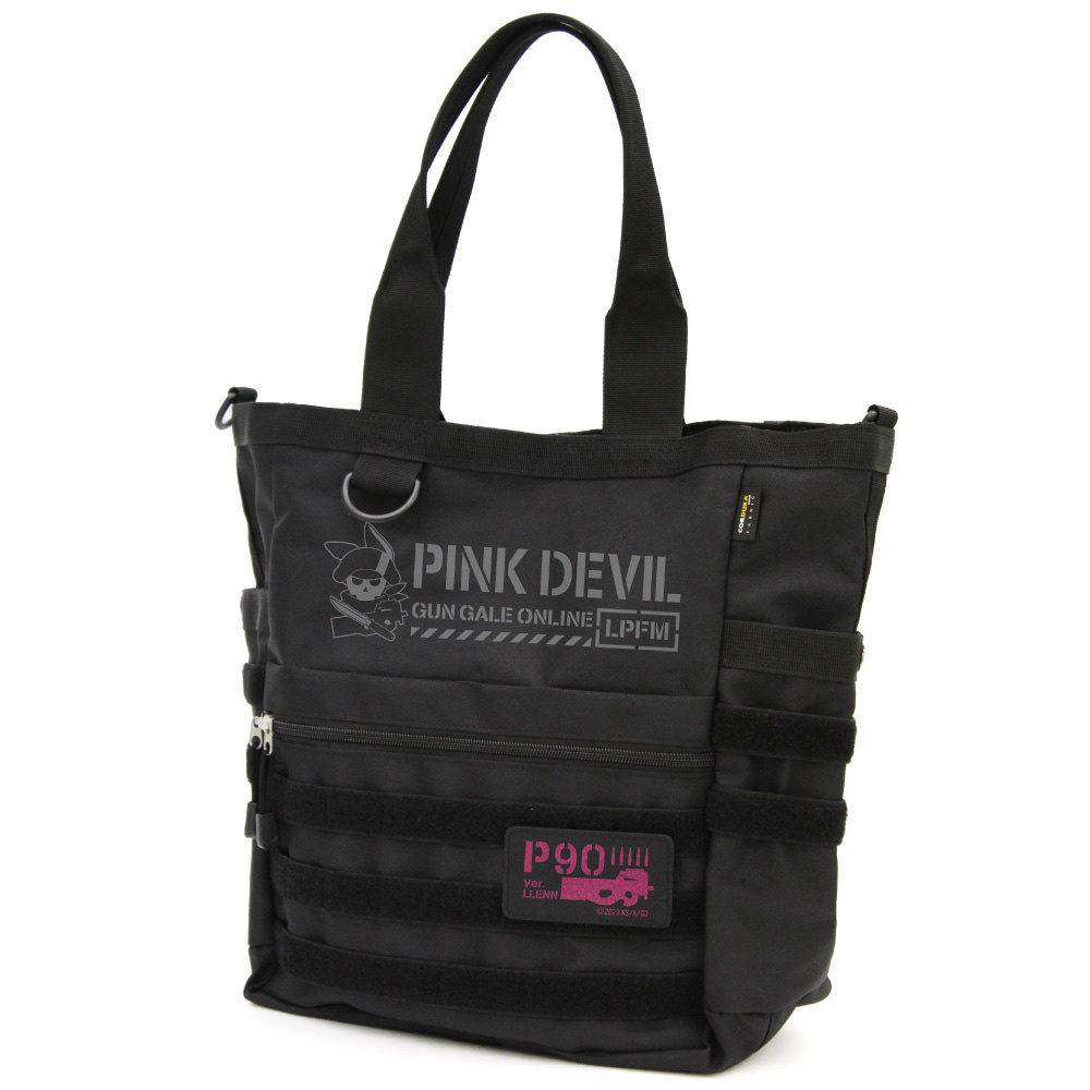 Cospa 0217 ピンクの悪魔 ファンクショナルトートバッグ [ソードアート・オンライン オルタナティブ ガンゲイル・オンラインII] BLACK