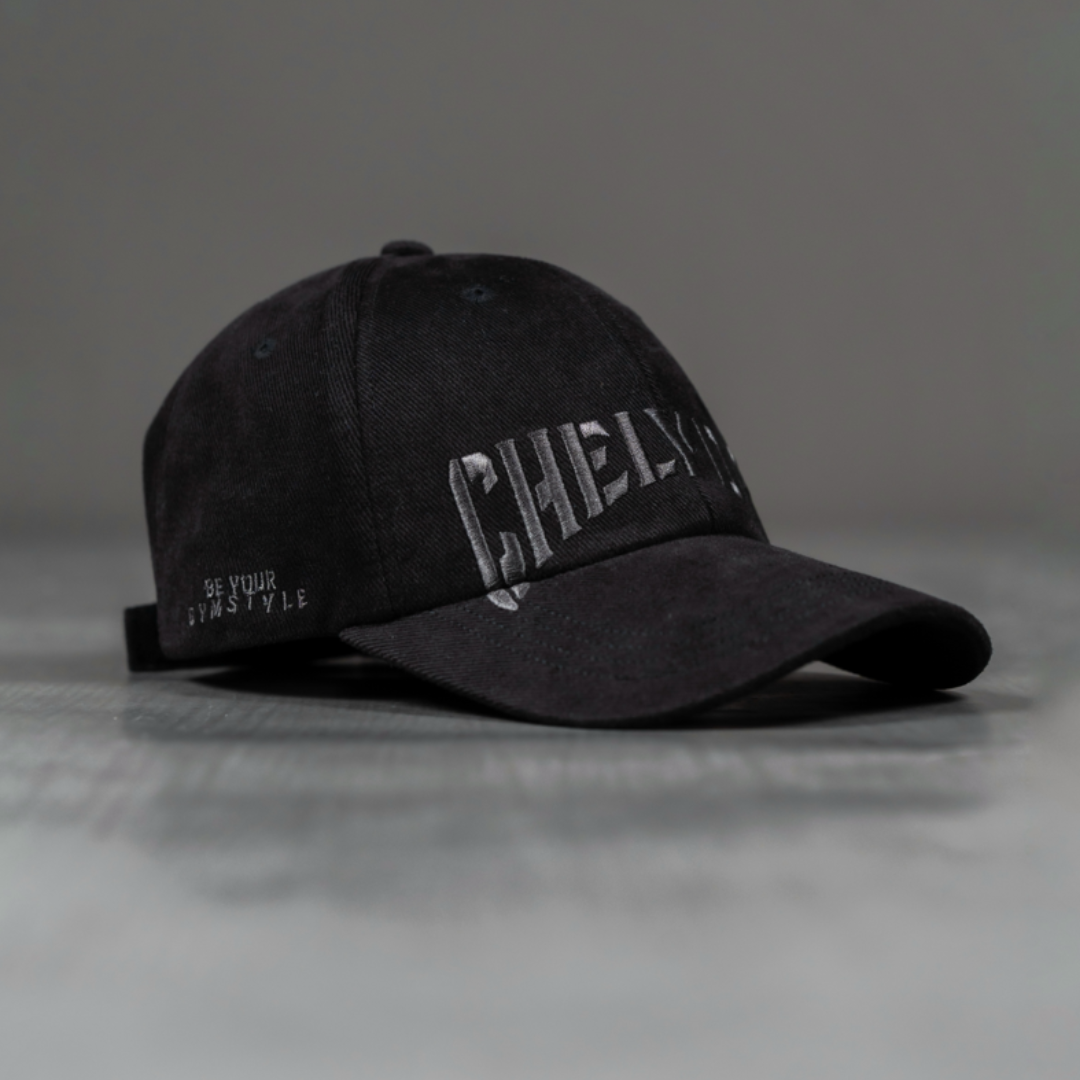 Arch Logo Vintage Cap - Night Black