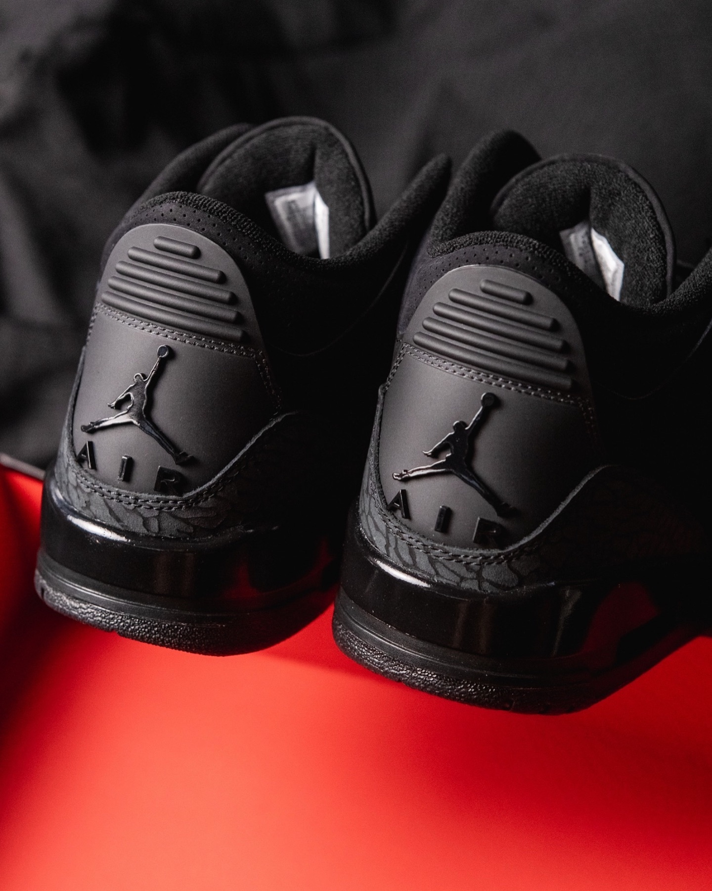Nike Air Jordan 3 ”Black Cat“ 黑貓爆裂紋漆皮黑魂 CT8532-001