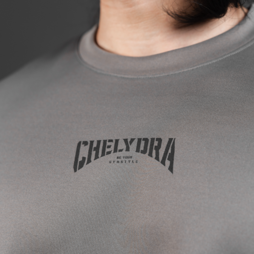 ［OP-C ] Gymstyle Oversized Tee - Sand Beige