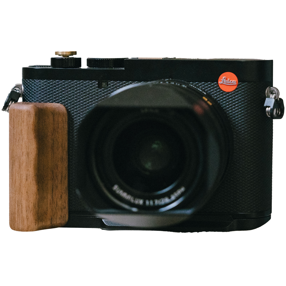 LEICA Q3 胡桃木手把底座 快拆手把底座 實木相機底座