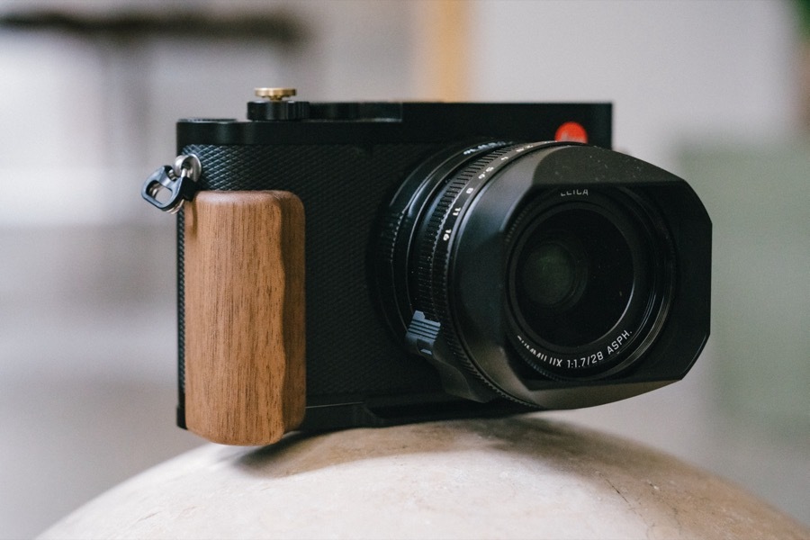 LEICA Q3 胡桃木手把底座 快拆手把底座 實木相機底座