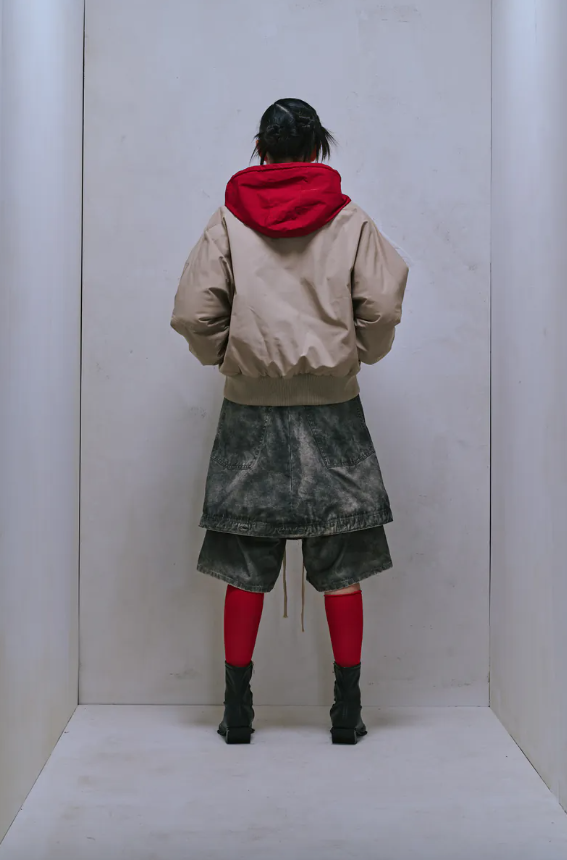 ENCLAVE OVERSIZE “TWIN” BOMBER JACKET-短版轟炸機外套