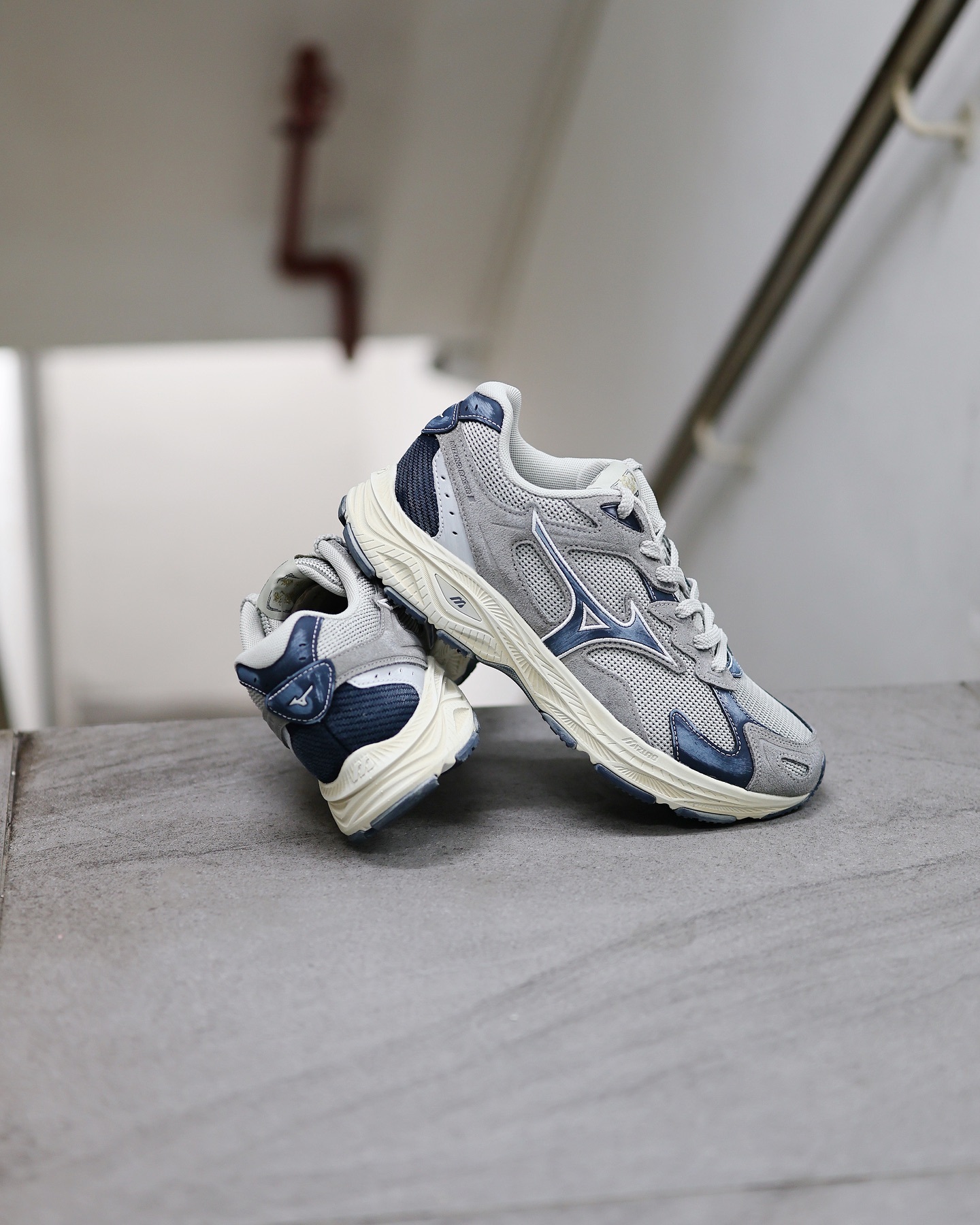 Mizuno Racer S Vintage CNY Grey Navy 蛇年限定 D1GH223527