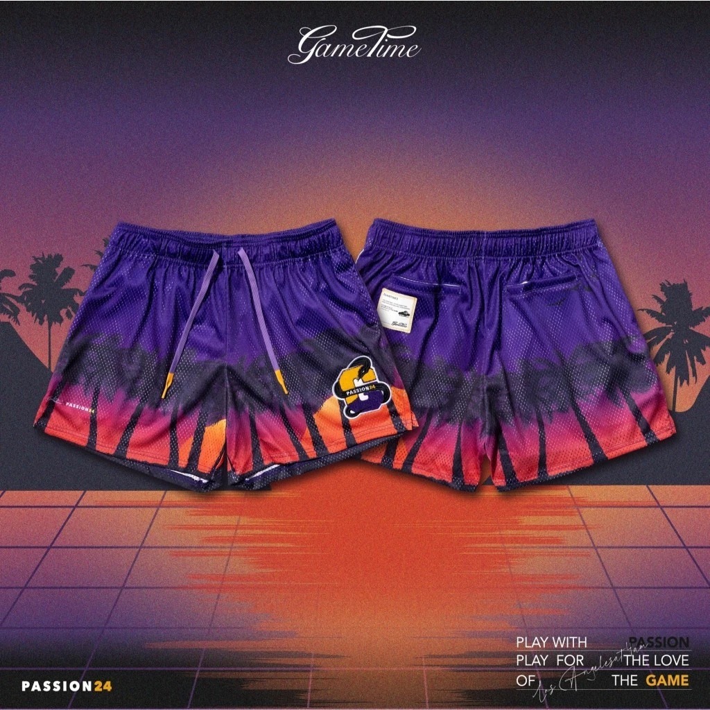 GameTime / 24AW X Passion24 Sunset Shorts
