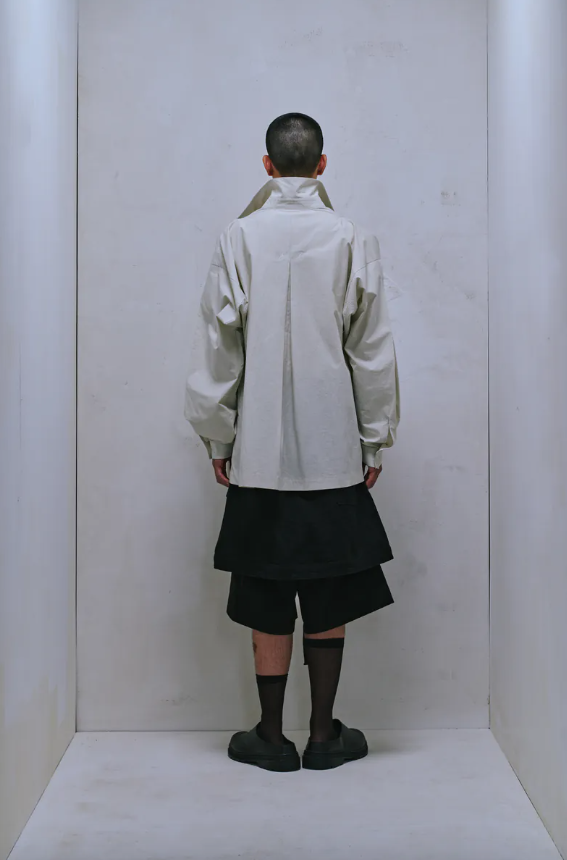 ENCLAVE SQUARE CUT LONG-SLEEVE “MENS” SHIRT - 方形結構長袖襯衫