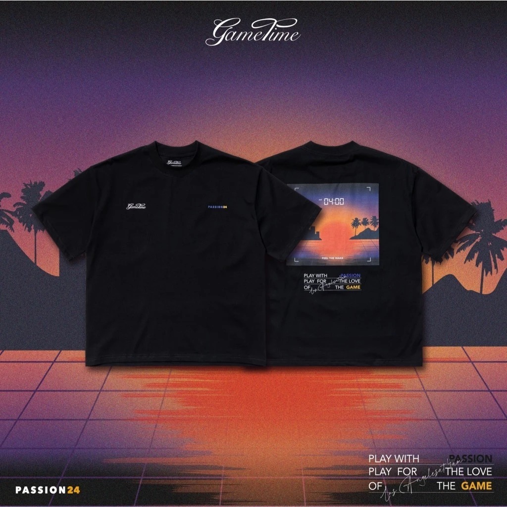 GameTime / 24AW X Passion24 Sunset T-shirt