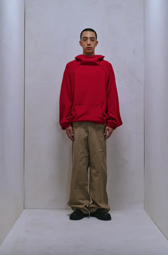 ENCLAVE LONG-SLEEVE “WEIRD” HOODIE - 袖連帽結構衛衣