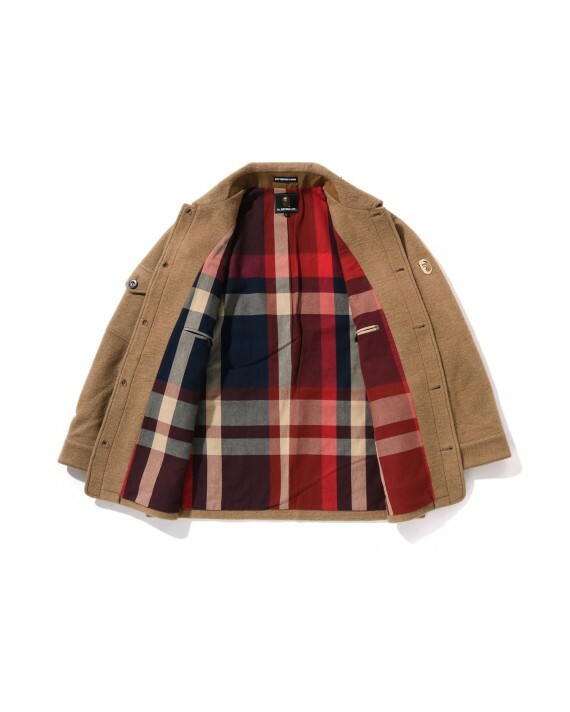 【Focus Store】預購 MR. BATHING APE Woolen Military Jacket 金屬標誌羊毛大衣