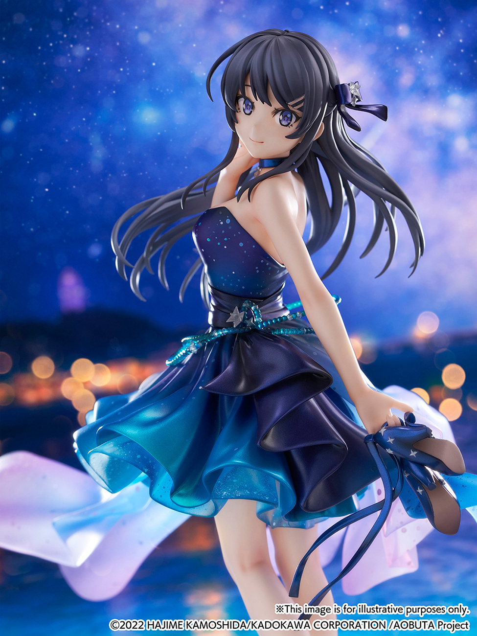 「ACG.GO」「預購」 CyberZ 櫻島麻衣 - Starry night sky ver.-1/7 Scale Figure