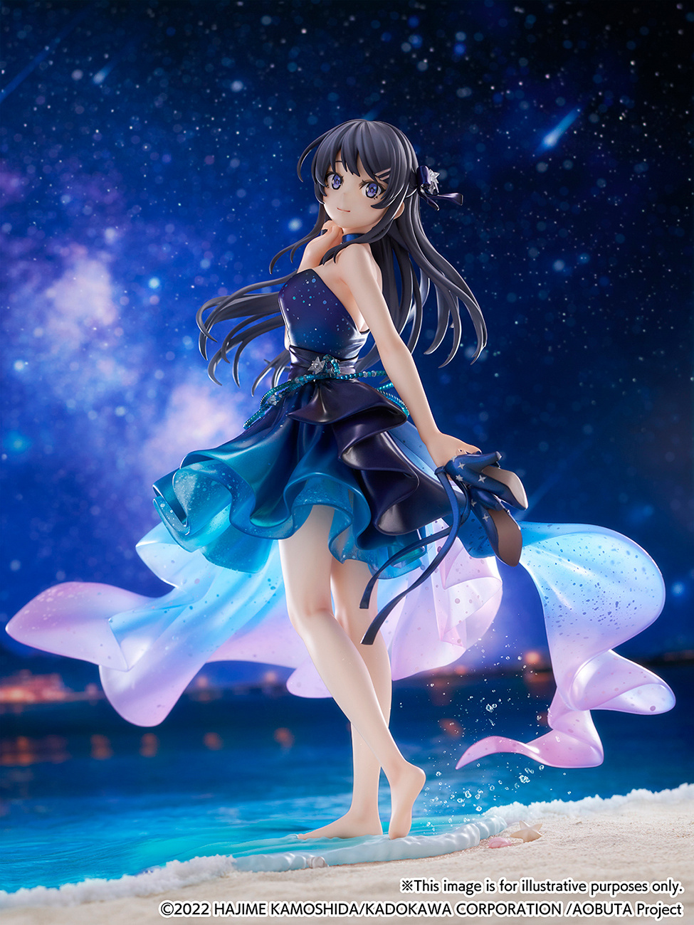 「ACG.GO」「預購」 CyberZ 櫻島麻衣 - Starry night sky ver.-1/7 Scale Figure