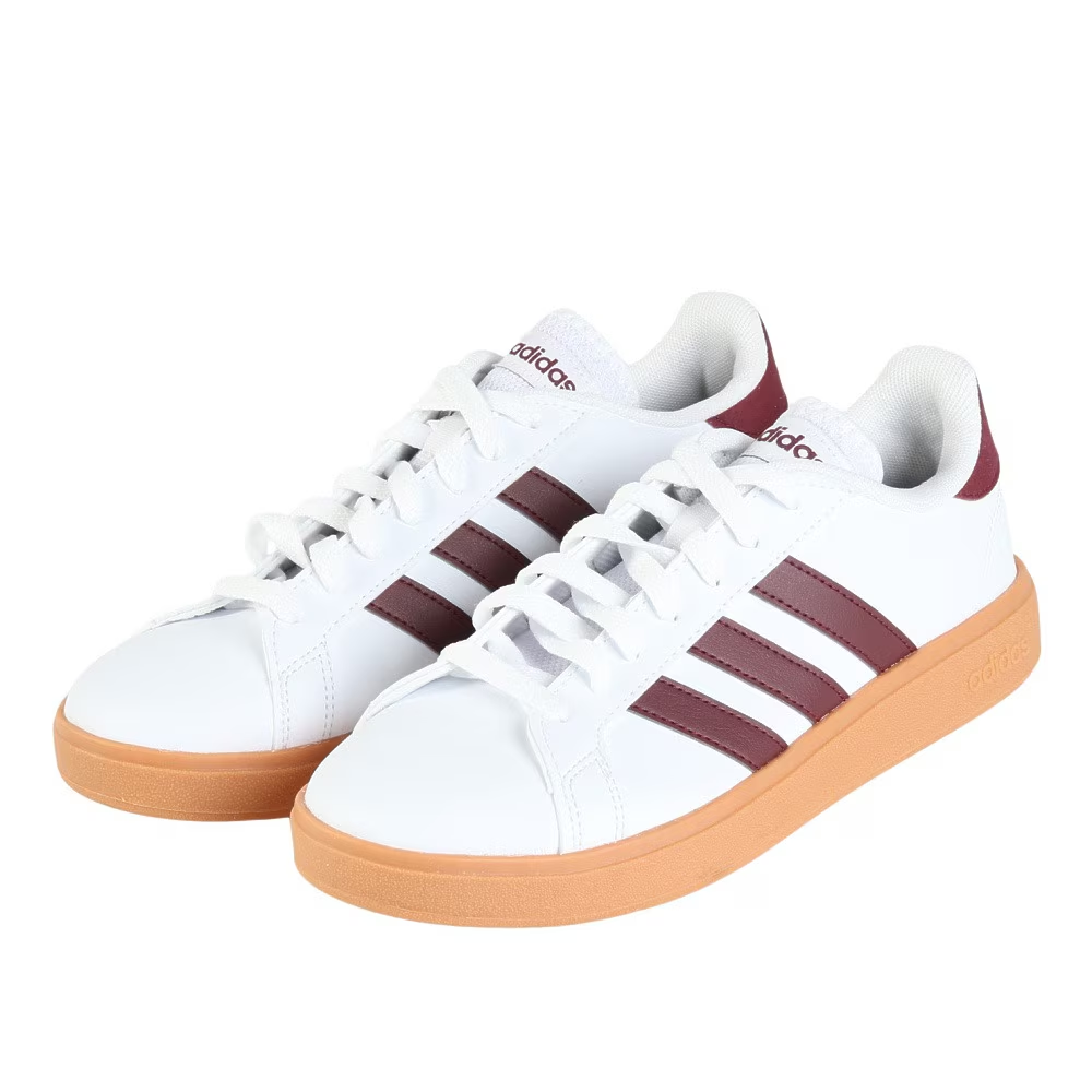 ADIDAS COURT 小白鞋 小SAMBA 酒紅