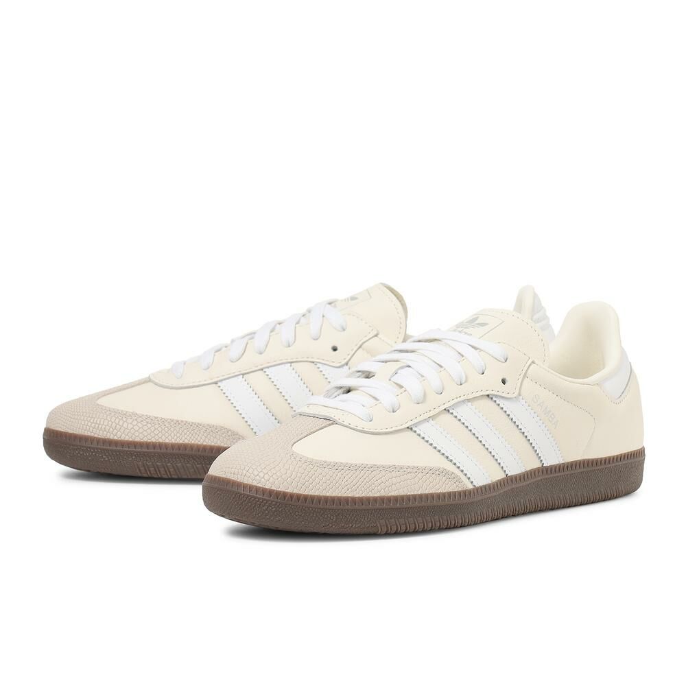 Adidas Originals Samba OG 日本新款 奶油白霜 蛇紋 森巴 復古鞋 JR8166