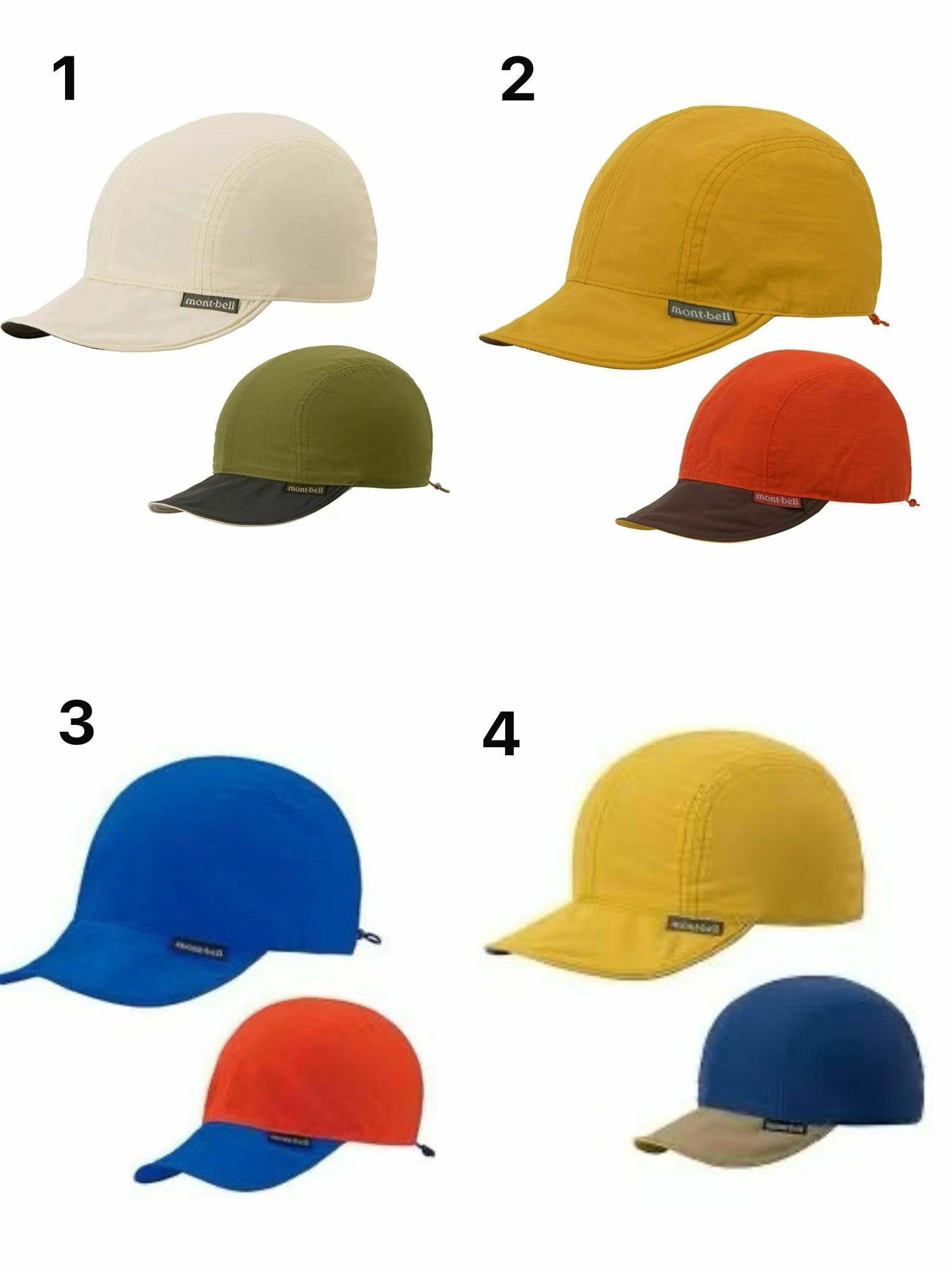 廠單 Mont-bell 雙面帽