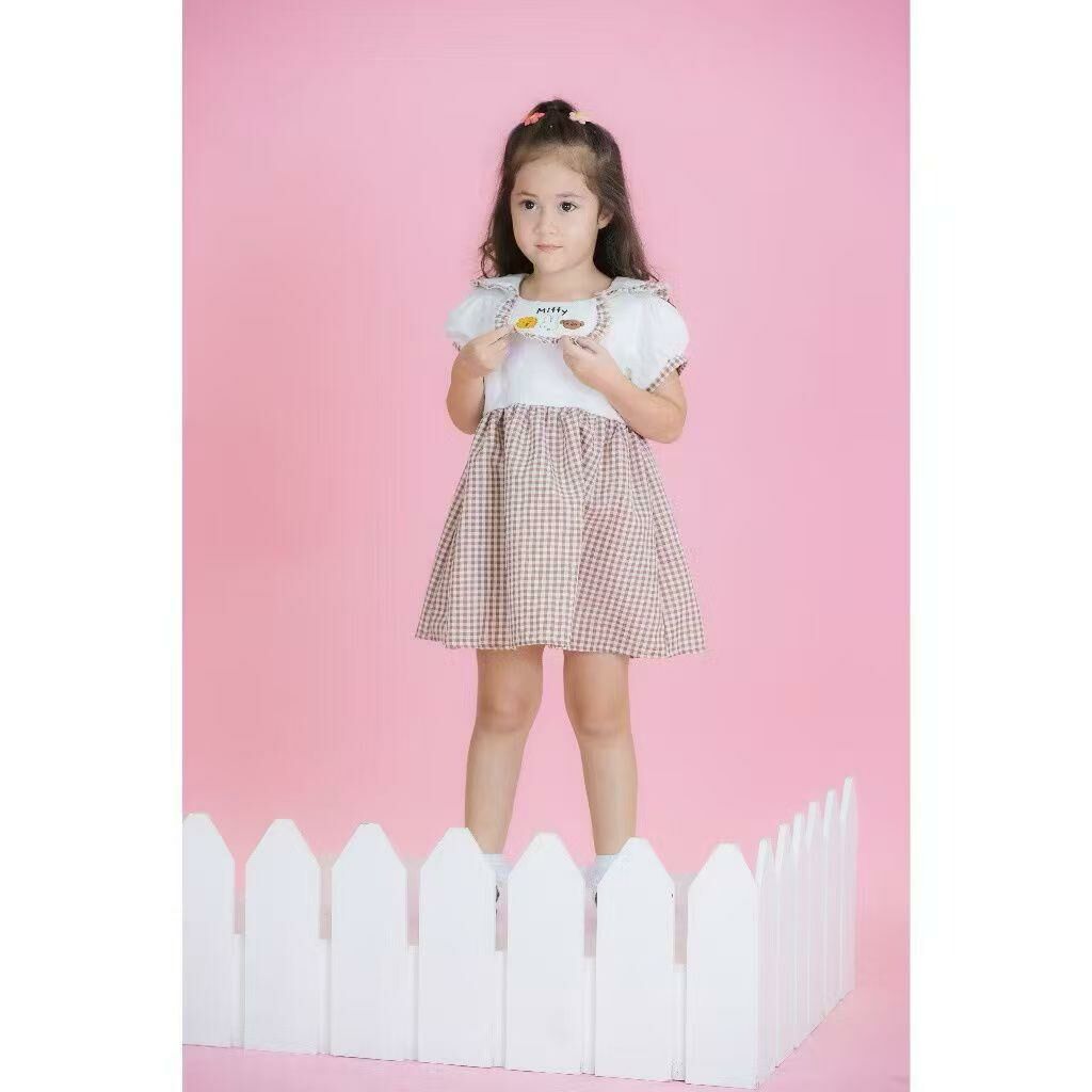 日單 miffy咖格連身裙