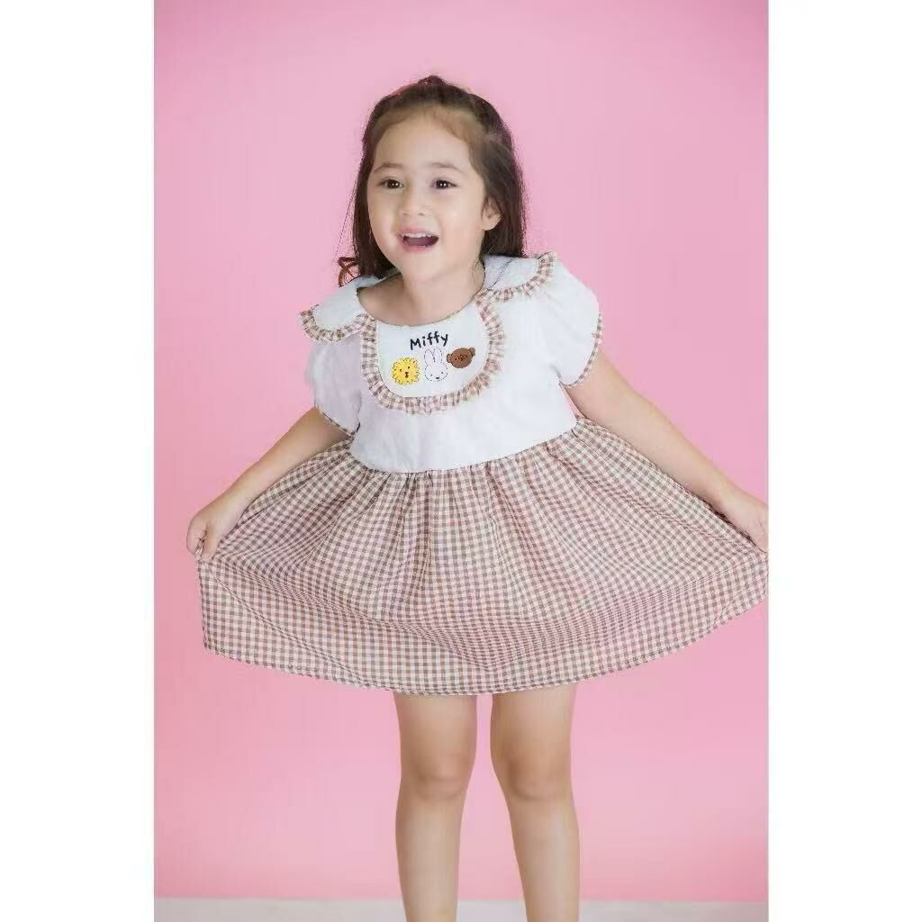 日單 miffy咖格連身裙
