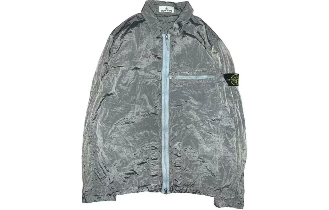【代購】STONE ISLAND STONE ISLAND SS23 Nylon Meta Jackets Men Light Blue