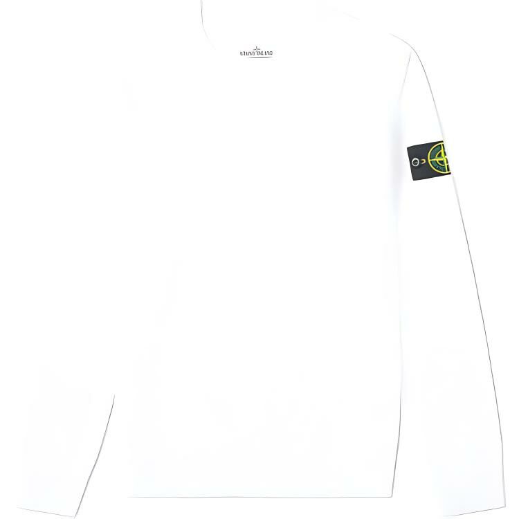 【代購】STONE ISLAND Sweatshirt Unisex Bright White