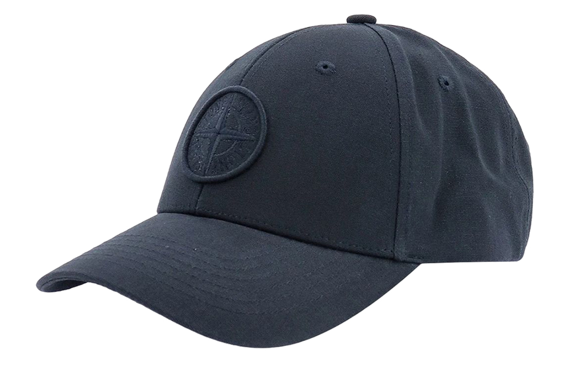 【代購】STONE ISLAND Cotton Baseball Caps Unisex Dark Blue