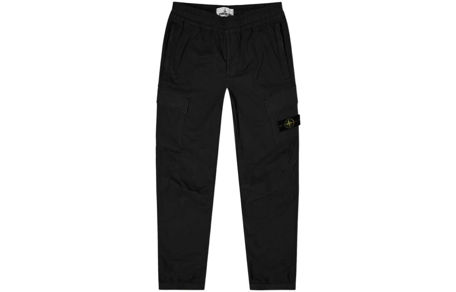 【代購】STONE ISLAND SS22 Casual Pants Men's Black