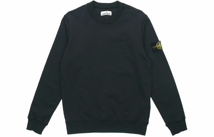 【代購】STONE ISLAND Garment Dyed Crew Sweat Navy Blue
